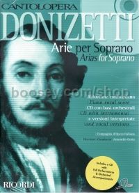 Cantolopera - Arias for Soprano (Soprano & Piano) (Book & CD)