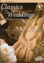Classics For Weddings Alto Sax (Book & CD)
