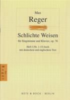 Schlichte Weisen Op. 76 Vol.1 (High Voice & Piano) (German, English)