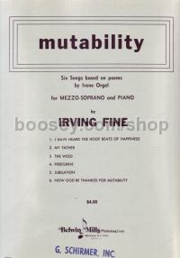 Mutability (Soprano & Piano)