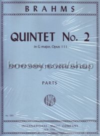 String Quintet Gmaj Op. 111 2vl/2vla/vc