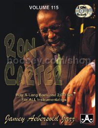 Vol. 115 Ron Carter (Book & 2 CDs) (Jamey Aebersold Jazz Play-along)