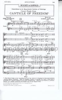 Canticle of Freedom (SATB)