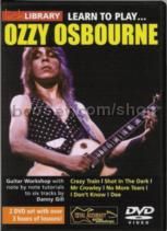 Learn To Play . . . Ozzy Osbourne (Lick Library series) DVD