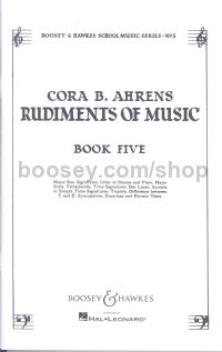 Rudiments of Music Vol 5 (Book)