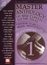 Master Anthology of New Classic Guitar Solos 1 (Book & CD)