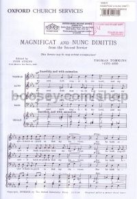 Magnificat & Nunc Dimittis from Second Service