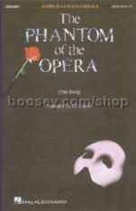The Phantom of the Opera (title song) (SATB)