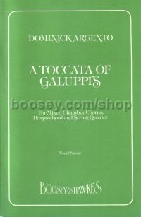 Toccata Of Galuppi's (SATB Vocal Score)