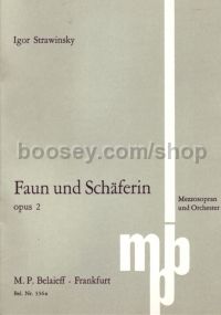Le Faune Et Le Bergere Op. 2(Miniature Score) 