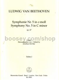 Symphony No.5 in CMin Op. 67 Violin I Part