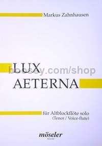 Lux Aeterna Treble Recorder 