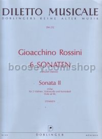 Sonata II in A major (set of parts)
