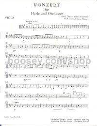 Harp Concerto in A major (Viola part)