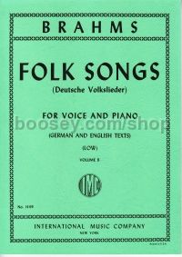 42 Folk Songs Vol. 2 (Deutsche Volkslieder) (Low Voice) German/English