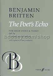 The Poet's Echo, Op.76 (High Voice & Piano)