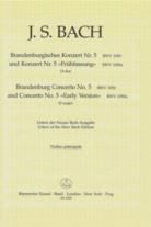 Brandenburg Concerto No.5 BWV1050 for Solo Violin