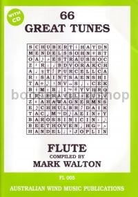 66 Great Tunes For Flute (Book & CD)