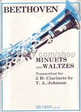 Minuets & Waltzes (Clarinet Duo)
