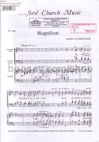 Magnificat & Nunc Dimittis D SATB Only