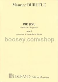 Pie Jesu (from Requiem, op. 9) - mezzo-soprano, organ, cello (ad lib.)