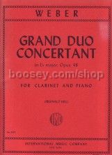 Grand Duo Concertant Eb Clarinet & Piano