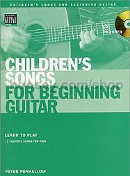 Children's Songs For Beginning Guitar (Book & CD)