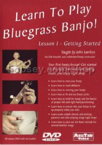 Learn To Play Bluegrass Banjo Lesson 1 (DVD)