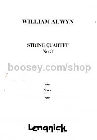 String Quartet No 3 Full Score