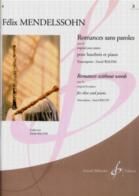 Romances Sans Paroles vol.3 Op. 38 Ob/Piano