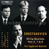 String Quartets Nos. 3, 7 & 8 (BIS Audio CD)