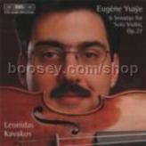 6 Sonatas for Solo Violin, Op. 27 (BIS Audio CD)
