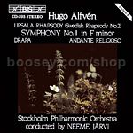 Symphony No.1 in F minor/Swedish Rhapsody No2 (BIS Audio CD)