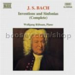 Inventions & Sinfonias, Complete (Naxos Audio CD)