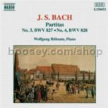 Partitas Nos. 3-4, BWV 827-828 (Naxos Audio CD)