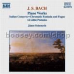 Piano Works: Italian Concerto/Chromatic Fantasia and Fugue/12 Little Preludes (Naxos Audio CD)