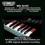 Romanian Dances (2) Op. 8a/Three Burlesques Op. 8c/Five Songs Op. 16 etc. (BIS Audio CD)
