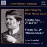 Piano Sonatas Nos. 27-29 vol.8 (Naxos Audio CD)