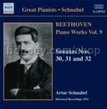 Piano Sonatas Nos. 30-32 vol.9 (Naxos Audio CD)