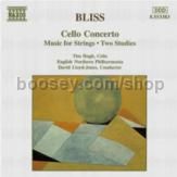Cello Concerto/Music for Strings/Two Studies (Naxos Audio CD)