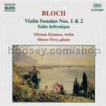 Violin Sonatas Nos. 1 and 2/Suite hebraique (Naxos Audio CD)