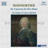 6 Concertos for Five Flutes, Op. 15 (Naxos Audio CD)
