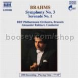 Symphony No.3 in F major Op 90/Serenade No.1 in D major Op 11 (Naxos Audio CD)