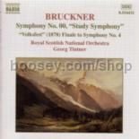 Symphony No.00 'Study Symphony' WAB 99/Finale to Symphony No.4 'Volkfest' (Naxos Audio)