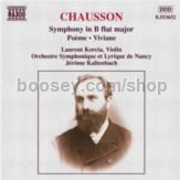 Symphony in B flat major/Poeme/Viviane (Naxos Audio CD)