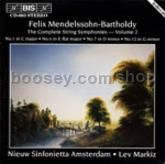 Complete String Symphonies, vol.2 (BIS Audio CD)