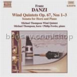 Wind Quintets, Op. 67, Nos. 1-3 (Naxos Audio CD)