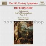 Sinfonias on Ovid's Metamorphoses, Nos. 4 - 6 (Naxos Audio CD)