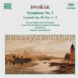 Symphony No.1/Legends Op. 59, Nos. 1-5 (Naxos Audio CD)