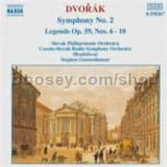 Symphony No.2/Legends Op. 59, Nos. 6-10 (Naxos Audio CD)